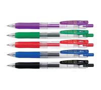 Zebra Sarasa Clip 70%+ Recycled Gel Pen Medium Point Violet (Pack 12) - 35148