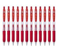 Zebra Sarasa Clip Eco Gel Pen Medium Point Red (Pack 12) 14323