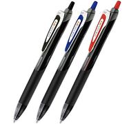 Zebra sarasa dry Gel ballpointpens 0.7mm ink color(black blue red) Pack of 3