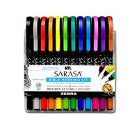 Zebra Sarasa Fineliner Bible Marking Kit - Set of 12