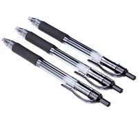 Zebra Sarasa Retractable Gel Rollerball Pen 0.7mm Tip 0.5mm Line Black (Pack 3)