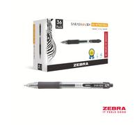 Zebra SARASA Gel Retractable Rollerball 0.7mm Pen Black Ink Pack 36