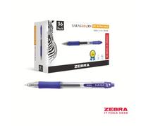 Zebra SARASA Gel Retractable Rollerball 0.7mm Pen Blue Ink Pack 36