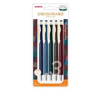 ZEBRA Sarasa Nano Gel Ballpoint Pen 0.3mm Vintage 5 Colour Set (JJH72-5C-A)