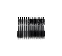 Zebra - Sarasa Retractable Gel Ink Rollerball - Fast Drying - 0.7mm - Black - Pack of 14