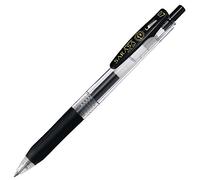 Zebra Sarasa Rollerball Gel Ink Pen With Clip Medium Black Ref 14321 [Pack 12]