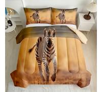 Zebra Streifen Coverless Duvet Single 7.5 Tog 3D Printed Comforter