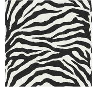 Zebra Stripe Effect Wallpaper Black White Safari Animal Print 10m Roll