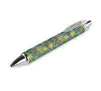 Zebra Striped Tortoise Ballpoint Pens Fine Point (0.5mm) Retractable Smooth Writing Pens Black Ink Gel Pens 1 PCS