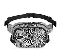Zebra Stripes Print Waist Bag Multifunction Pack for Travel Sport Running Fanny Pack Bumbag Pouch Purse Belt Bag for Women Men Kids Girls Boys