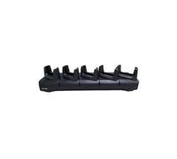 ZEBRA TC21/TC26 5-Slot Ethernet - 5 Devices Supports Device, W125801369 (Devices Supports Device with/Without Trigger Gun CRD-TC2Y-SE5ET-01, Battery Charger Set, Black