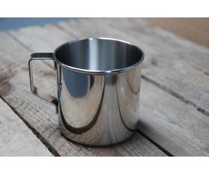 Zebra Thailand Large 9cm 570ml (1 pint) Heavy Duty Stainless Steel Camping Mug