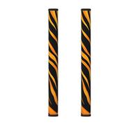 Zebra Tiger Print 2Pcs Refrigerator Door Handle Covers, Abstract Line Kitchen Appliance Handle Cover for Fridge Microwave Stove Oven Dishwasher Decor