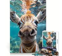 Zebra Underwater 1000 Pieces Jigsaws Adults Puzzles Gifts Intellect Fun Soothing Hobby Exact Edges Memorable Gift (38x52cm)