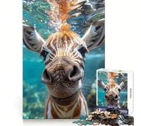 Zebra Underwater Jigsaw 1000 Pieces for Adults Cognitive Recall Peaceful Escape Sharp Cut Seasonal Gift (50x75cm)