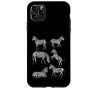 Zebra Vintage Sketch Art Wildlife Safari Animal Retro Nature Case for iPhone 11 Pro Max