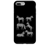 Zebra Vintage Sketch Art Wildlife Safari Animal Retro Nature Case for iPhone 7 Plus/8 Plus