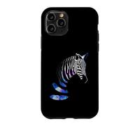 Zebra Watercolor Feather African Boho Animal Safari Design Case for iPhone 11 Pro
