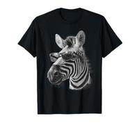 Zebra with Sunglasses Artwork African Animal Lover Safari T-Shirt
