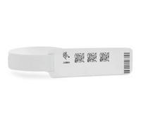 Zebra Z-Band Direct Red, White Hospital wristband