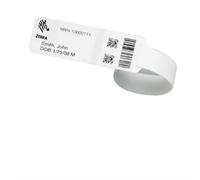 Zebra Z-Band Direct Soft Infant Wristband White