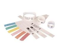 Zebra Z-Band Direct Wristband White