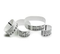 Zebra Z-Band UltraSoft Wristband. Product colour: White Material: Synthetic Print technology: Thermal transfer. Label size: 25 x 279. Quantity per box: 1 pc(s)