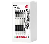 Zebra Z-Grip 2757 Ballpoint Pen Black 0.5 mm Medium Ballpoint Non Refillable Pack of 50