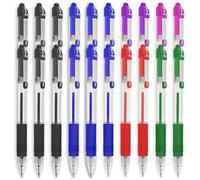 Zebra Z-Grip Retractable Ballpoint Pen - Economy Pack of 20 (Multicolor)