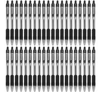 Zebra Z-Grip Retractable Ballpoint Pen - Economy Pack of 40 - Black