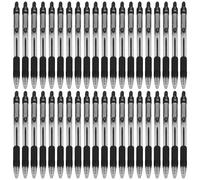 Zebra Z Grip Retractable Ballpoint Pen Economy Pack of 40 Black