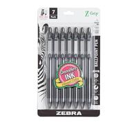 Zebra Z-Grip RT BP Pen, Black, 7 Pack (22271)