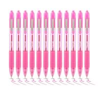 Zebra Z-Grip Smooth Ballpoint Pen Medium 1.0mm Tip 0.7mm Line Pink Ref 22567 [Pack 12]