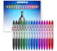 Zebra Z-Grip Smooth Ink Retractable Ballpoint Pen - 1.0mm Nib - Pack of 16 Pens - In Gift Box Packaging (Essential)
