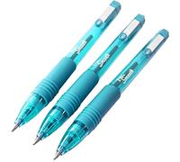 Zebra Z-Grip Smooth - Retractable Ballpoint Pen - 3 Pack - Light Blue