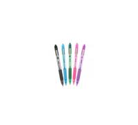 Zebra Z-Grip Smooth Retractable Ballpoint Pen - Assorted Colours (Pack of 5)