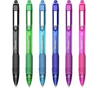 Zebra Z-Grip Smooth - Retractable Ballpoint Pen - Assorted Pack of 6