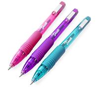 Zebra Z-Grip Smooth - Retractable Ballpoint Pen - Pack of 3 - Pink, Purple, and Light Blue