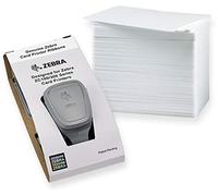 Zebra ZC300 YMCKO Ink Ribbon | Pack of 100 Plastic Cards by Karteo