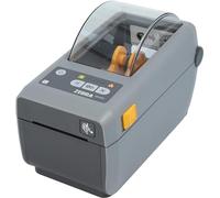 Zebra ZD410 Printer with Tear-Off Edge - 203 DPI - Direct Thermal - 56 mm Max. Print Width, USB Interfaces (ZD41022-D0E000EZ), Grey (Dark)