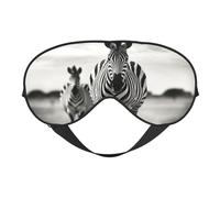 Zebra3 Print Sleep Mask Silk-Like Eye Mask Sleeping Eye Mask for Women Men for Travel Sleep Relaxation