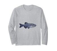 Zebrafish Danio rerio Freshwater Aquarium Fishkeeper Long Sleeve T-Shirt