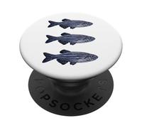 Zebrafish Danio rerio Freshwater Aquarium Fishkeeper PopSockets Adhesive PopGrip