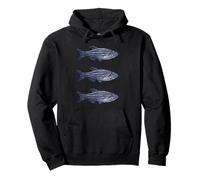 Zebrafish Danio rerio Freshwater Aquarium Fishkeeper Pullover Hoodie