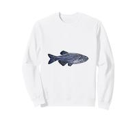 Zebrafish Danio rerio Freshwater Aquarium Fishkeeper Sweatshirt