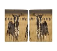 Zebras in The Grass of The Savanna Leather Passport Holder Covers Case Minimalist Passport Sleeve Travel Wallet Passport Book Holders for Women Men, style, 20.3x13.8cm