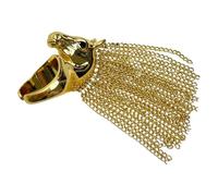 Zebras Tassels Rings Adjustable Size Artistic Designs Great for Personalize Styles and Special Occasions Animal Head Fashion Rings