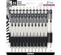 Zebra's Z-Grip Mechanical Pencil, 0.7mm, Black, 24 Pack(15241) by Zebra Pen