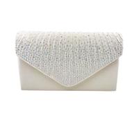 zebrum Womens Evening Bag Designer Evening Handbag,Lady Party Purse (Envelope beige)
