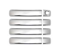 ZEC AUTO Door Handle Covers Compatible with Renault Trafic III 2014-Onwards Models, High-Grade Mirror Polished Stainless Steel Chrome Trim, Scratch Protection Accessory 8-Piece Set